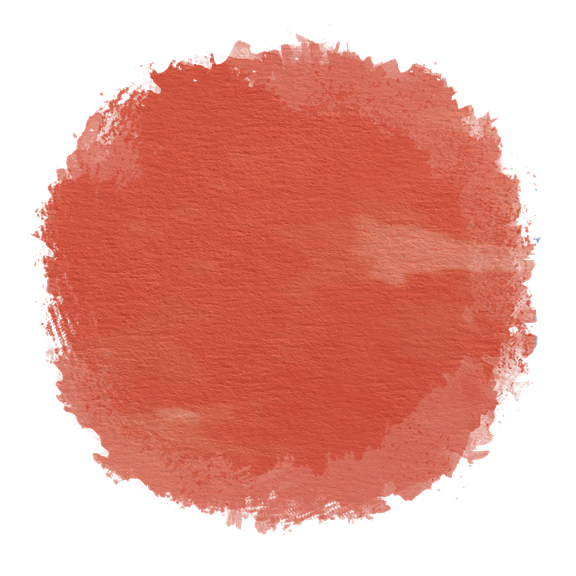 red-orange shape