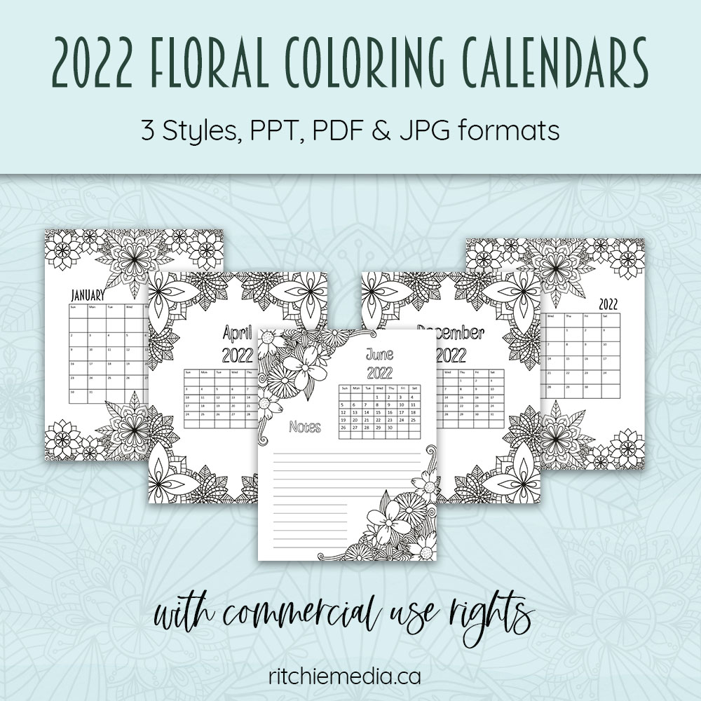 2022 floral calendars promo images copy