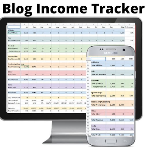 Debbie - Blog Income Tracker