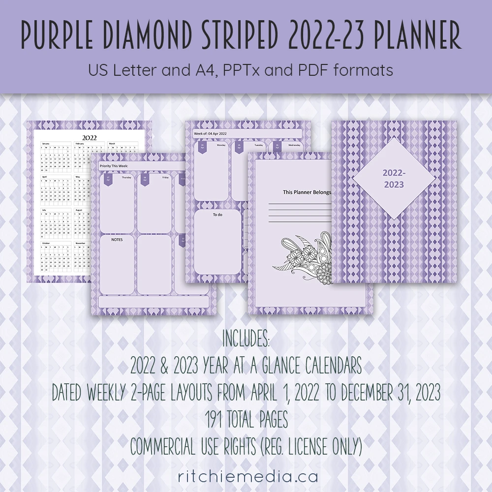 Purple Diamond plannerpromo copy