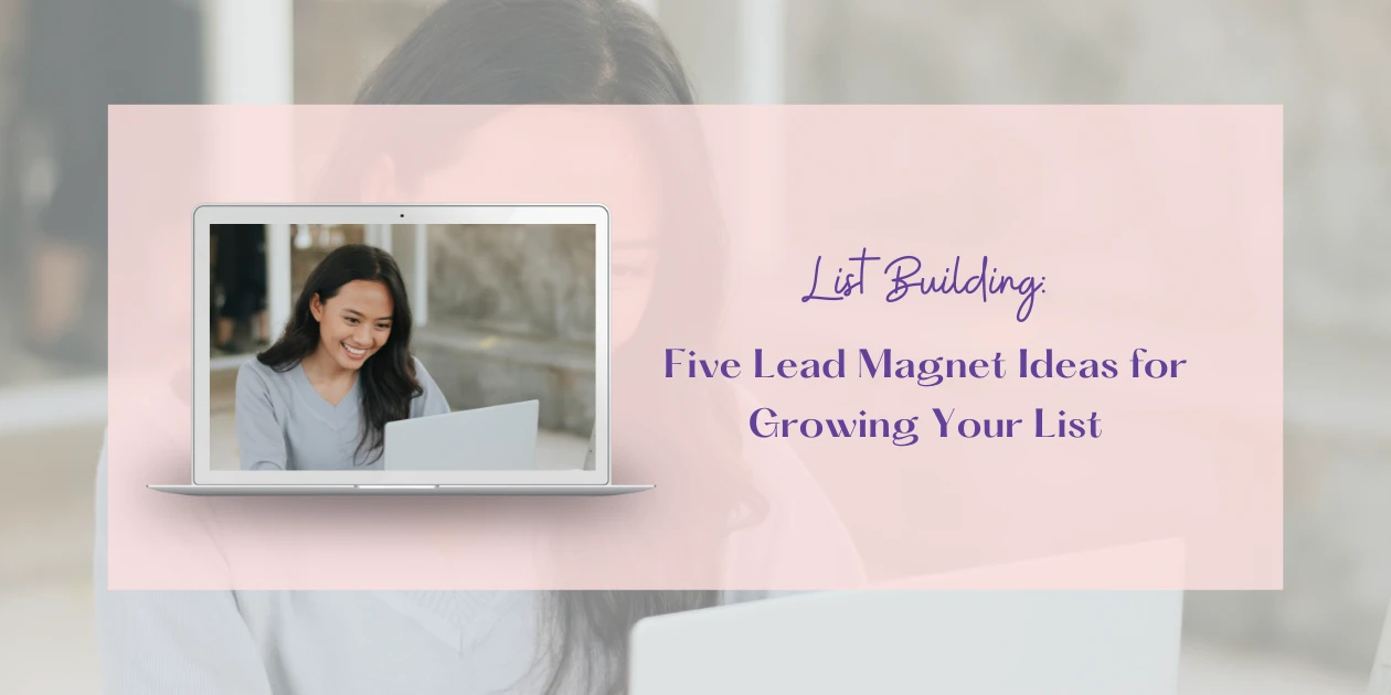 5 Lead Magnet Ideas blog post header