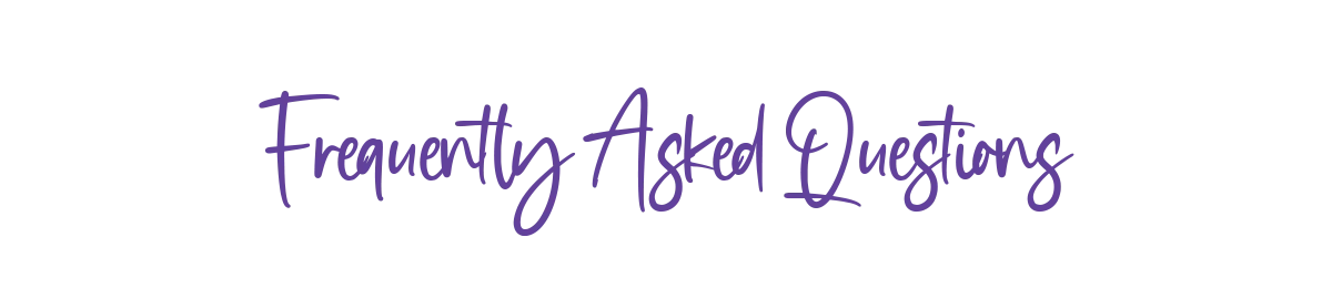 FAQ header text copy
