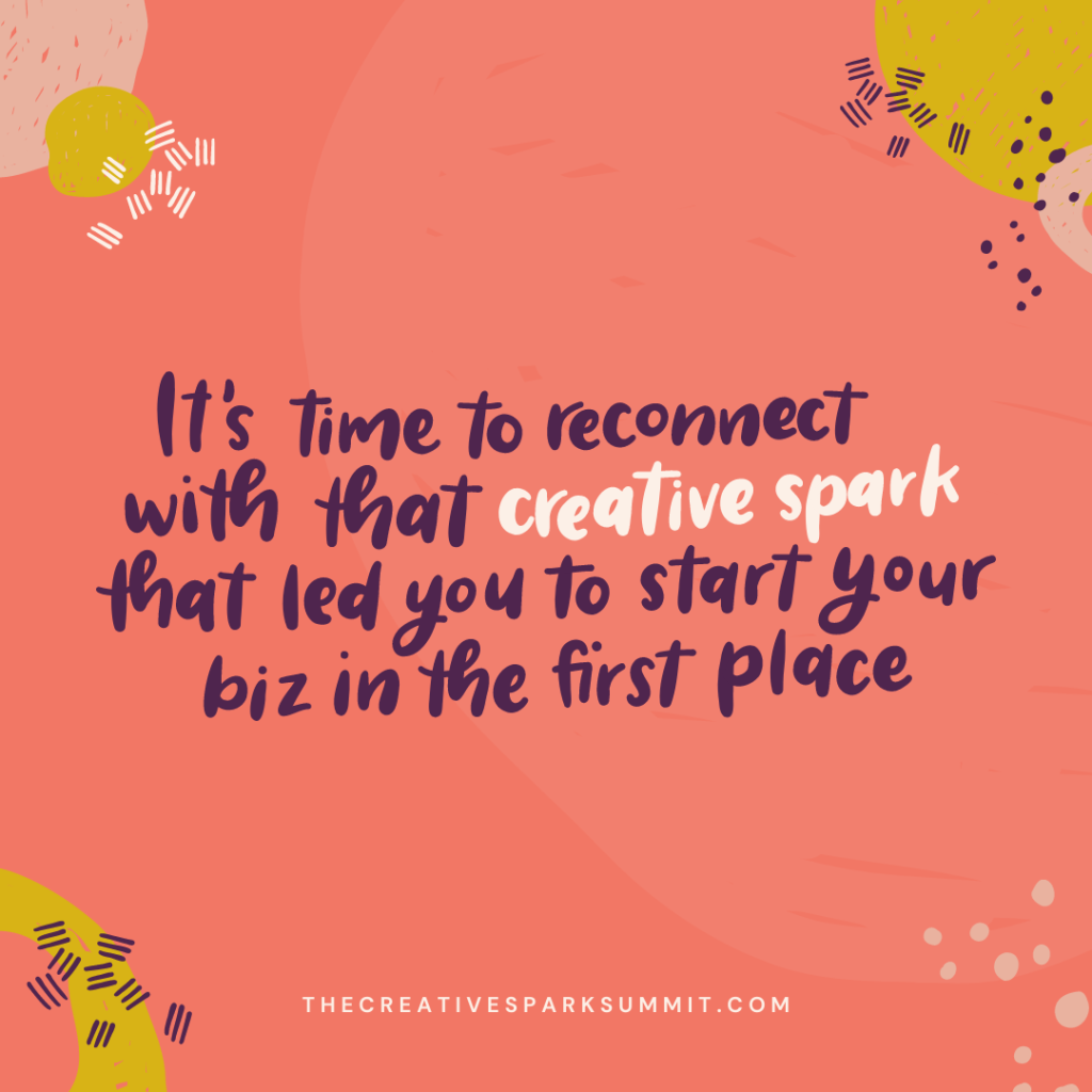 Time to Reconnect - Creative Spark Summit