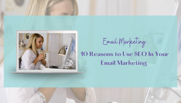 SEO in email marketing blog header
