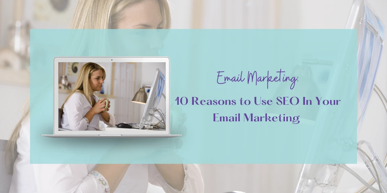 SEO in email marketing blog header
