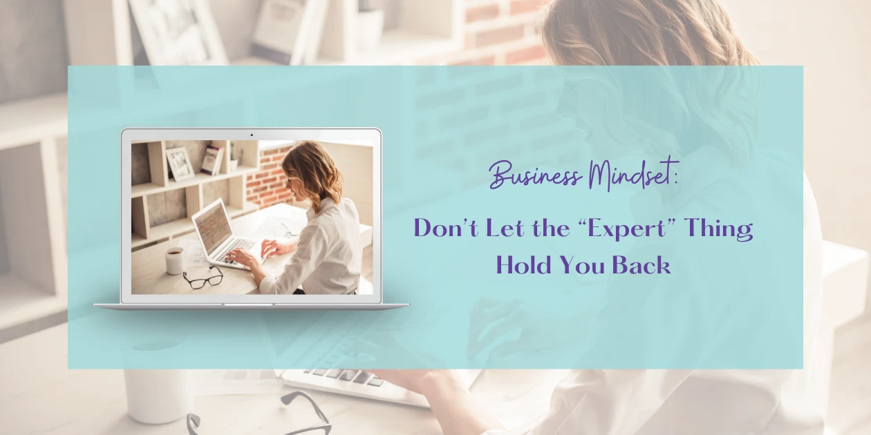 dont let expert thing stop you
