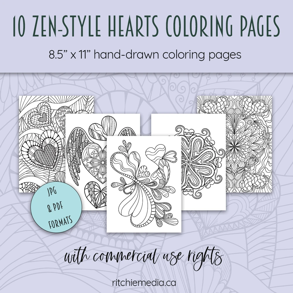 10 zenstyle hearts coloring promo 600 10 zenstyle hearts coloring promo 600