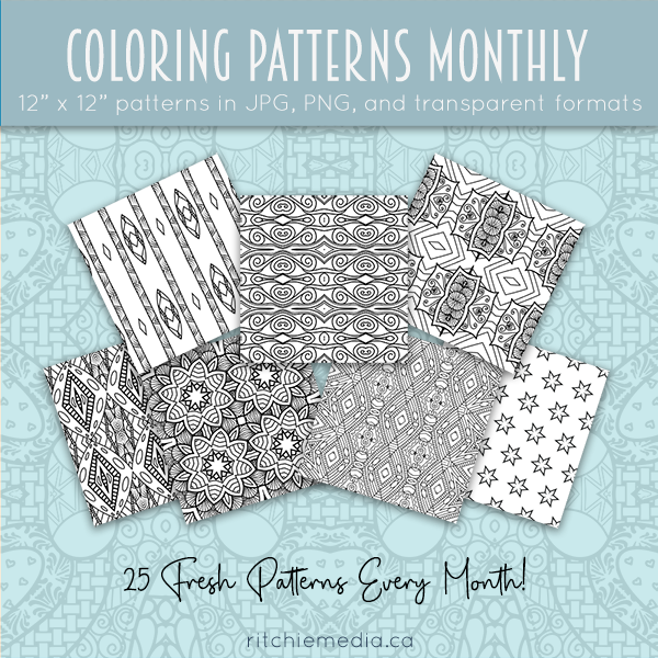 coloring patterns monthly promo month 3
