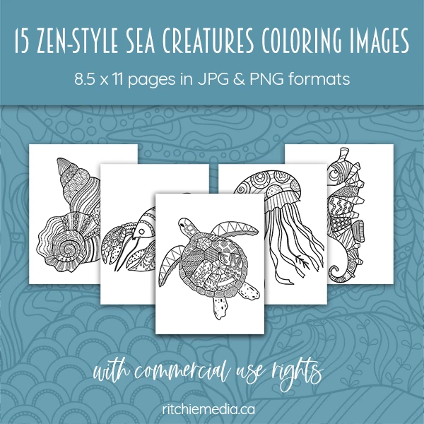 15 zenstyle sea creatures promo 600