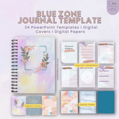 Sue - Blue Zone Journal Template