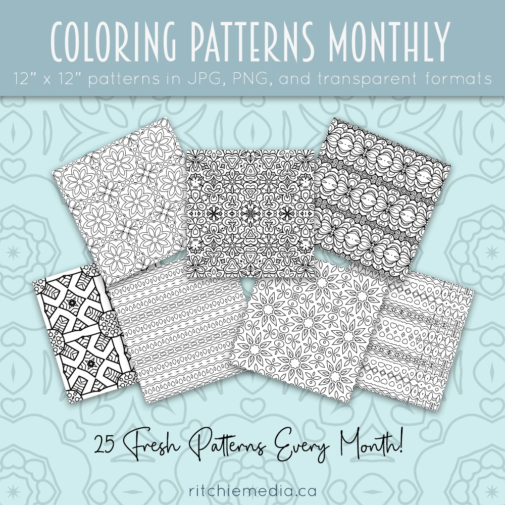 coloring patterns monthly promo month 8 coloring patterns monthly promo month 8