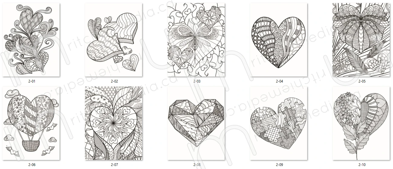 10 zenstyle hearts set 2 preview watermarked copy