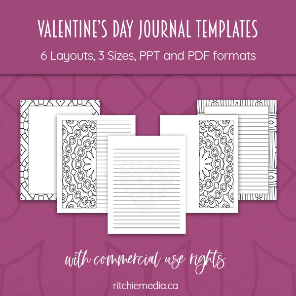 valentines day journal templates promo 600 valentines day journal templates promo 600